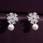 Load image into Gallery viewer, Magnolia Pearl Drop Studs