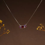 Load image into Gallery viewer, Tri-Colour Heart Chain