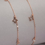 Load image into Gallery viewer, Celestial Star Drop Anklets (Set of 2)