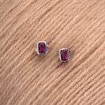 Load image into Gallery viewer, Classic Ruby Studs