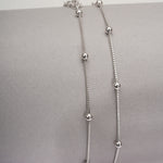 Load image into Gallery viewer, Shimmering Bead Anklets (Set of 2)