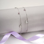 Load image into Gallery viewer, Butterfly Charm Anklets (Set of 2)