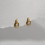 Load image into Gallery viewer, Golden Radiance Crystal Studs
