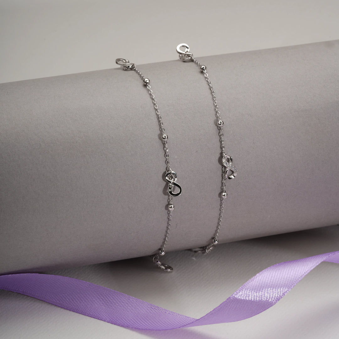 Infinity Anklets (Set of 2)