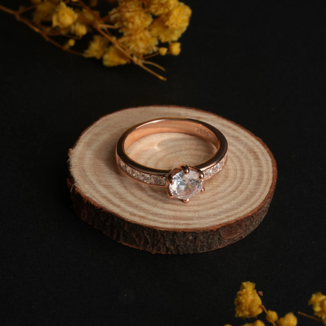 Solitaire Spark Ring