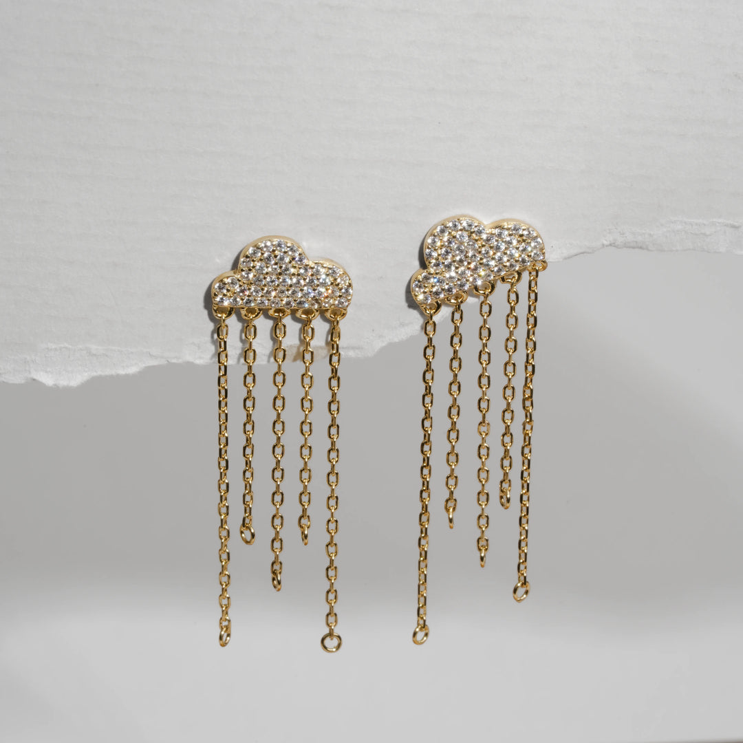 Golden Cloudburst Studs