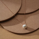 Load image into Gallery viewer, Classic Pearl Pendant Chain
