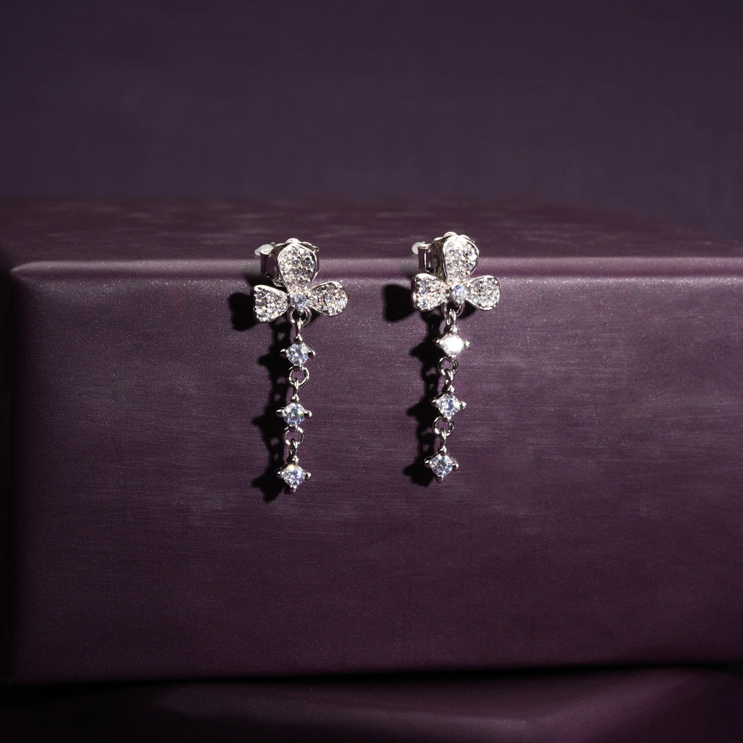 Trifolium Drop Earrings