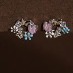 Load image into Gallery viewer, Tranquil Bloom Cluster Studs
