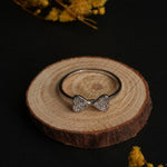 Load image into Gallery viewer, Twin Heart Sparkle Ring
