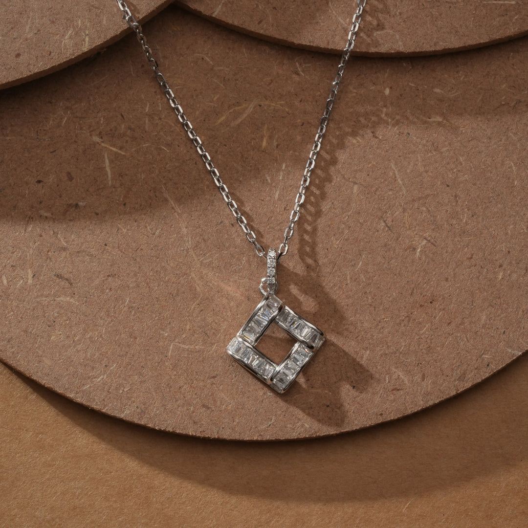 Modern Square Pendant Chain