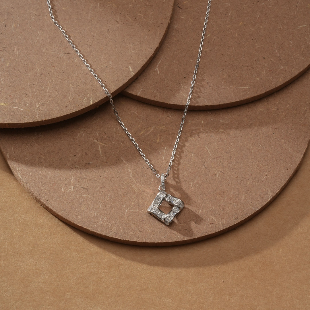 Modern Square Pendant Chain