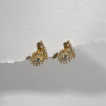 Load image into Gallery viewer, Yellow Bloom Sparkle Stud
