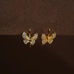 Load image into Gallery viewer, Yellow Butterfly Studs
