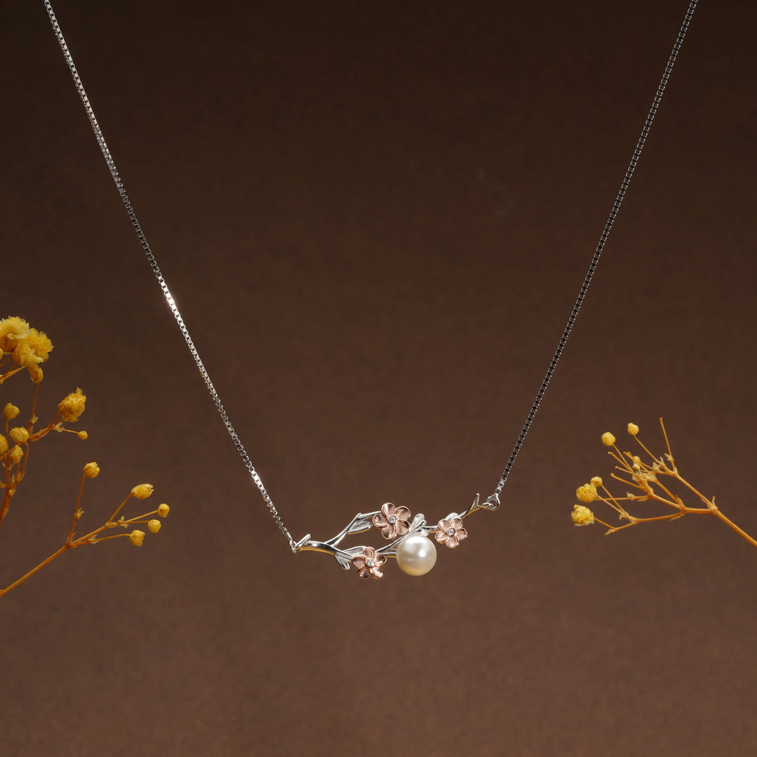 Pink Cherry Blossom Chain
