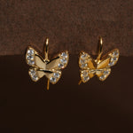 Load image into Gallery viewer, Yellow Butterfly Studs
