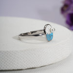 Load image into Gallery viewer, Blue &amp; White Vista Ring
