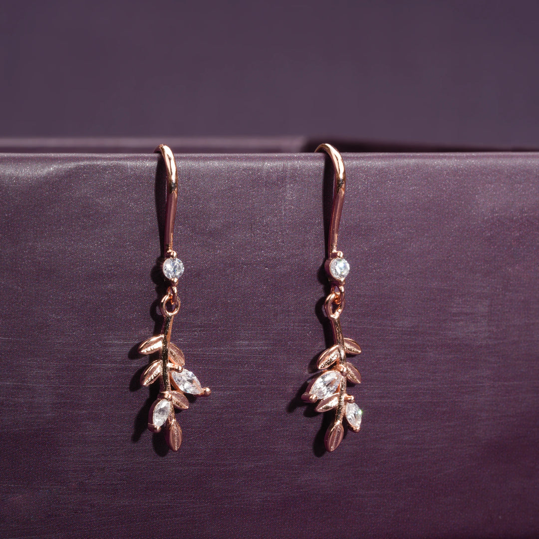 Leaflet Hook Earrings