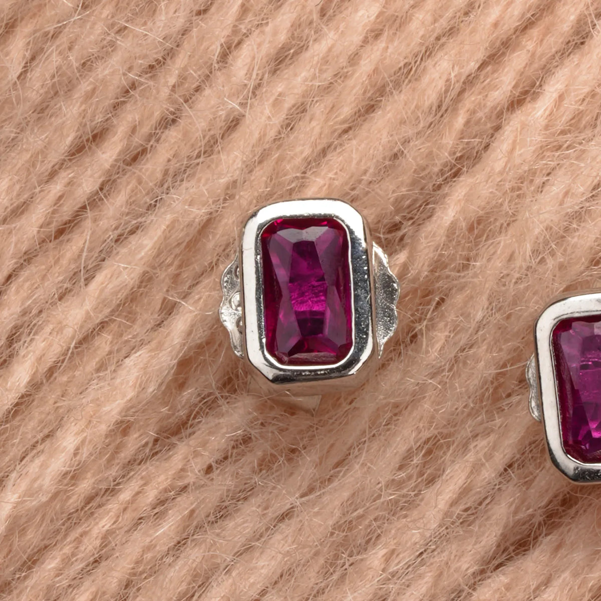 Classic ruby studs