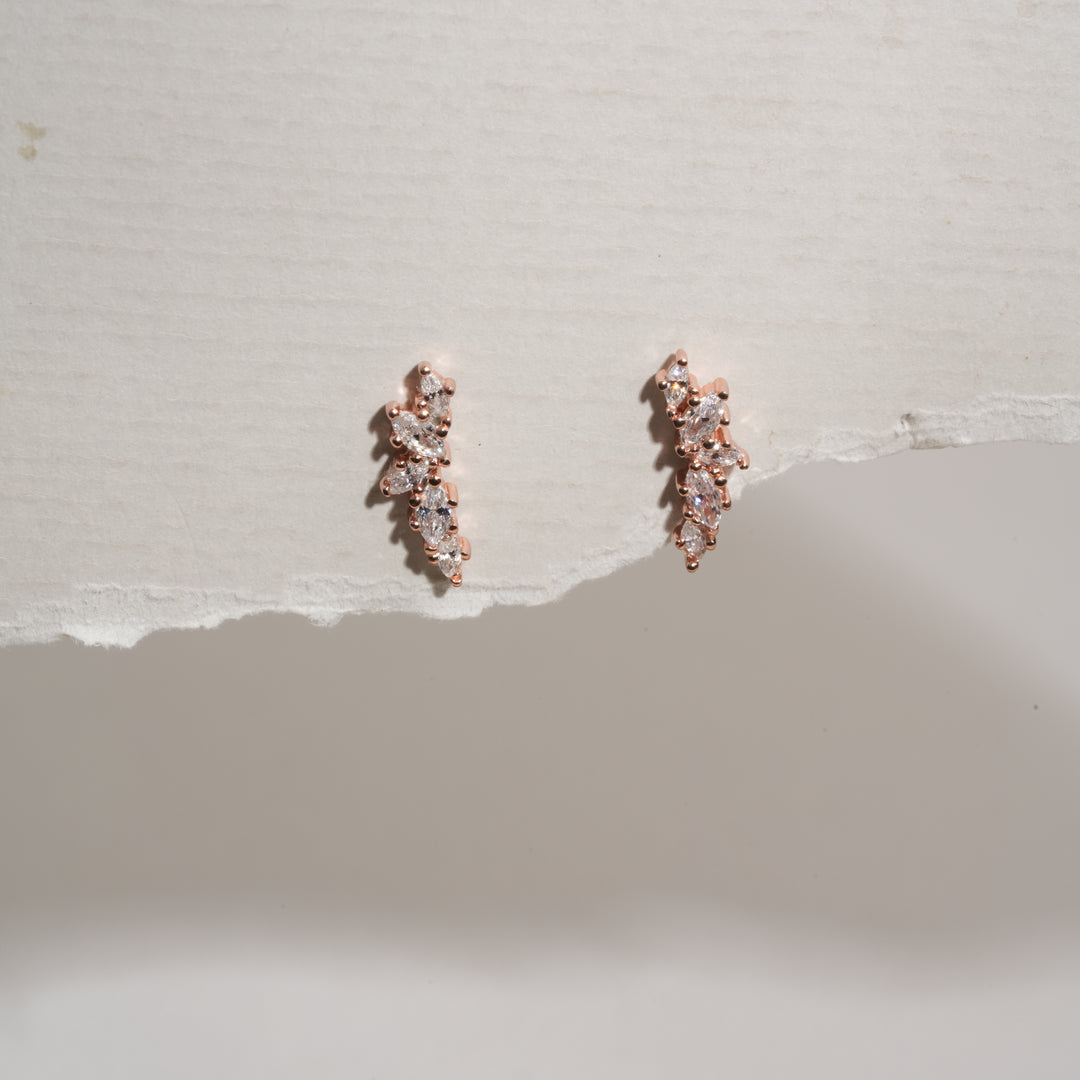 Leaf Cascade Studs