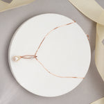 Load image into Gallery viewer, Pearl Drop Pendant Chain
