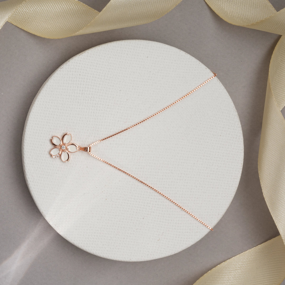 White Sakura Chain