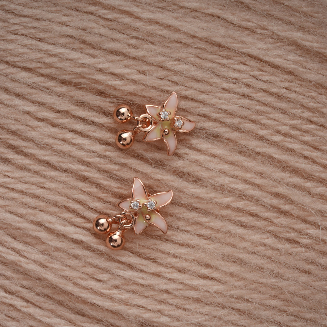 Drizzle Flora Studs