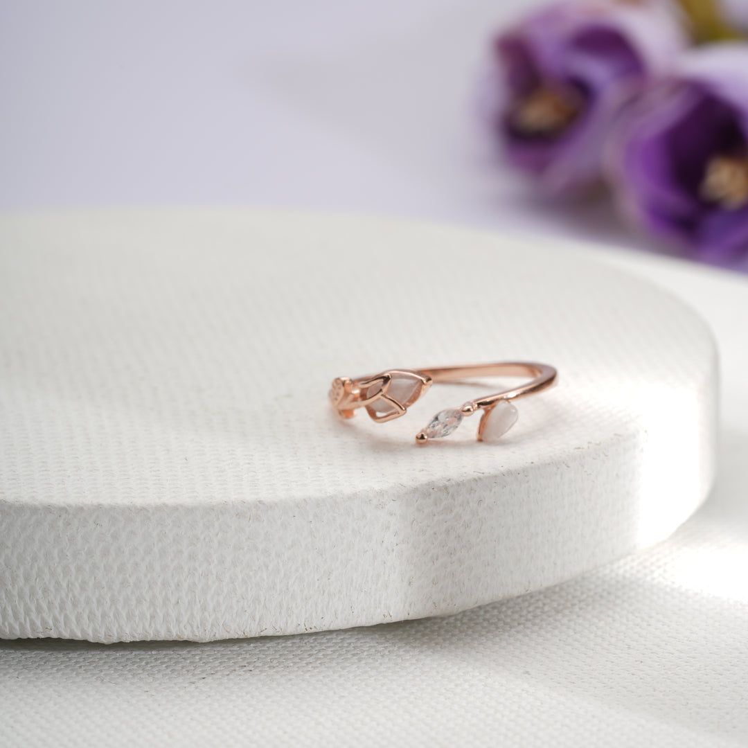 Dreamy Floral Bud Ring