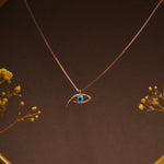 Load image into Gallery viewer, Evil Eye Pendant Chain
