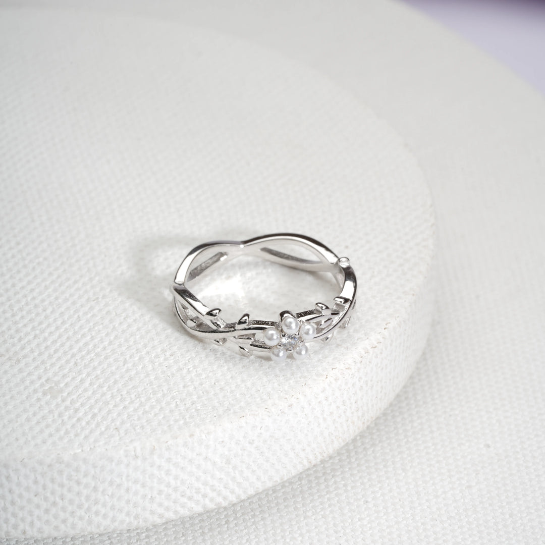 Silver Secret Garden Ring