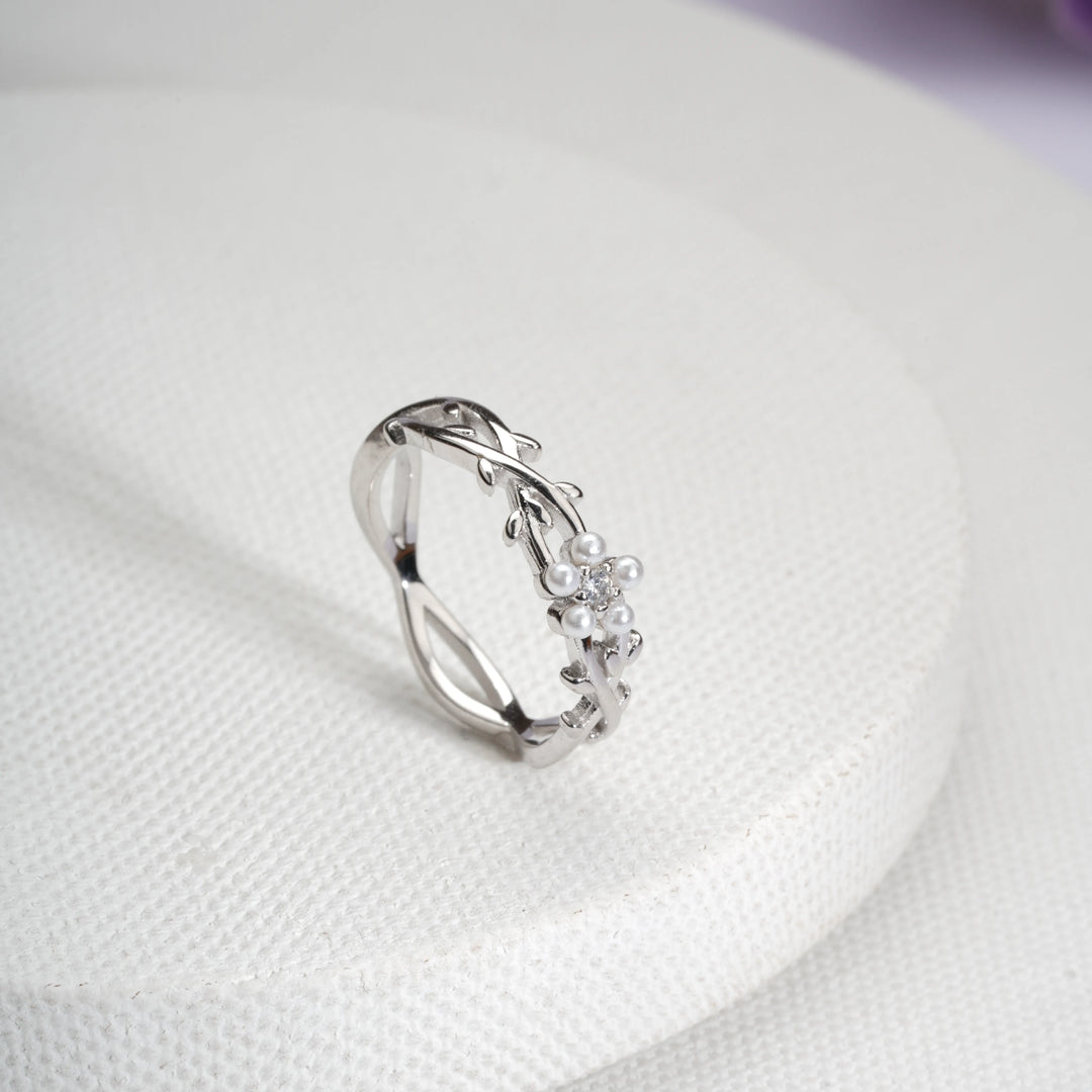 Silver Secret Garden Ring